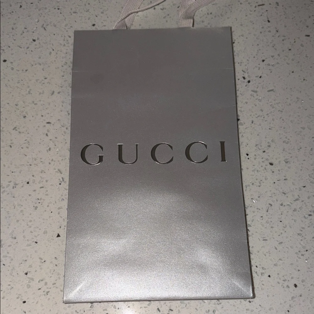 Gucci Metallic Silver Bag